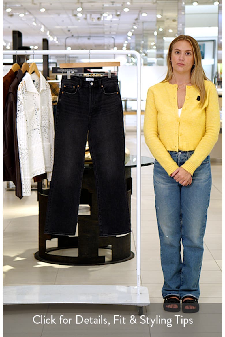 Ally High Waist Crop Bootcut Jeans video