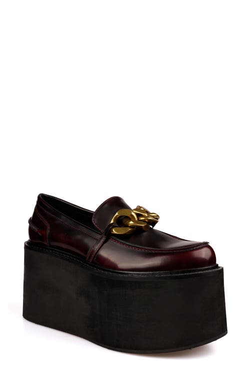 Zigi Mantel Platform Loafer In Black