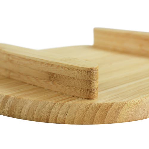 Gibson Home 13.5 Inch Sadler Wooden Serving Tray In Brown