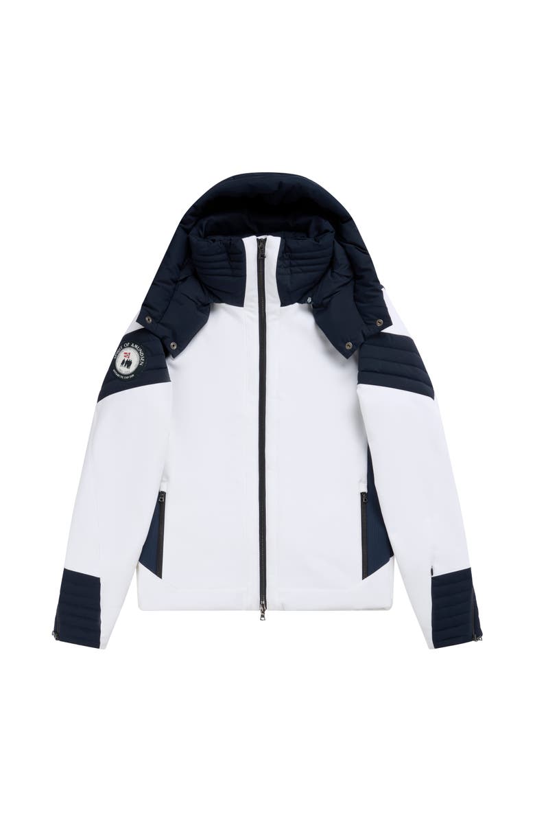 Amundsen Wedeln Jacket Mens, Main, color, White/Faded Navy