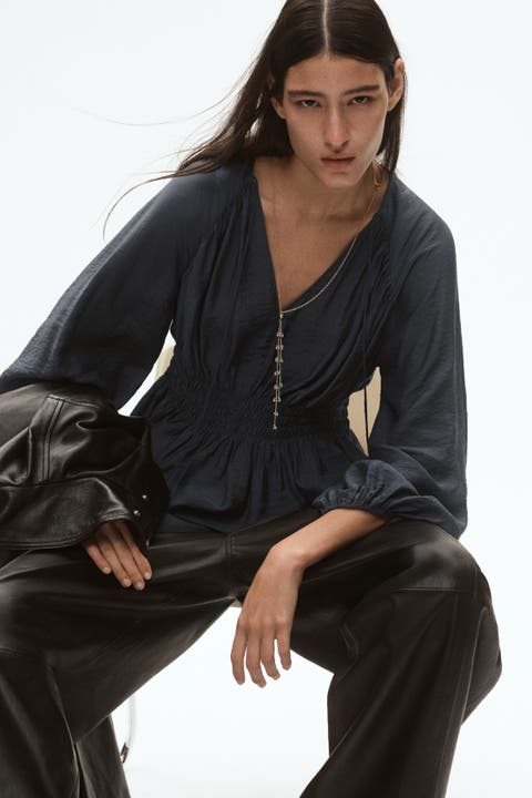 Smocked Blouse