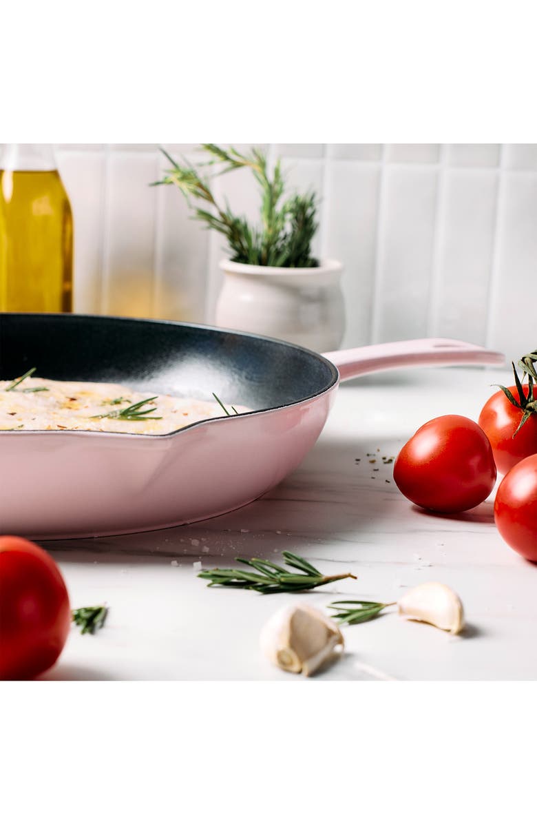 Staub 12-Inch Enameled Cast Iron Fry Pan, Alternate, color, Pink