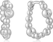 ANIA HAIE Beaded Huggie Hoop Earrings