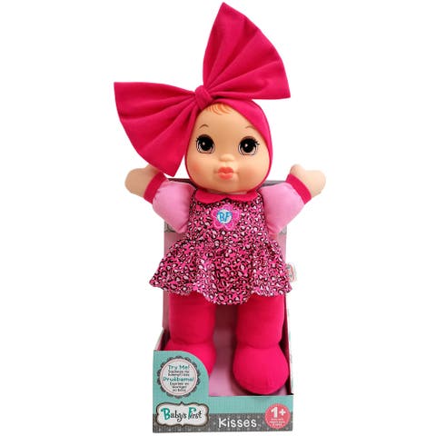 Kisses Baby Doll Toy With Animal Print Top All Ages