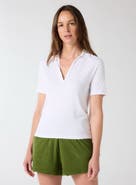 Majestic Filatures Soft Touch Short Sleeve V-Neck Polo