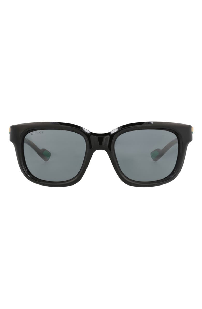Gucci Novelty Sunglasses, Main, color, Black Black Grey