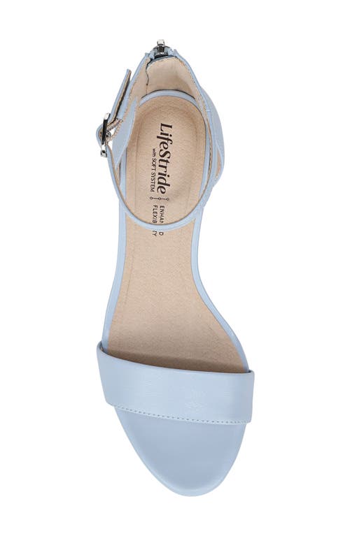 Lifestride Florence Ankle Strap Sandal In Blue