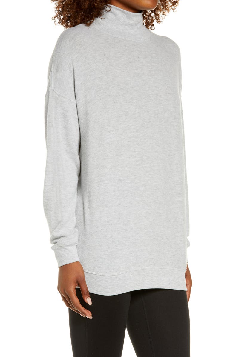 Alo Soho Mock Neck Pullover, Alternate, color, 