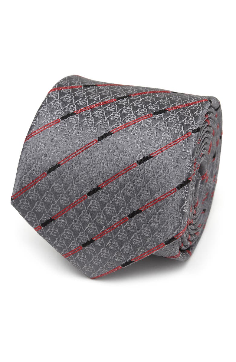Cufflinks, Inc. Star Wars<sup>™</sup> - Darth Vader Lightsaber Silk Tie, Alternate, color, Gray