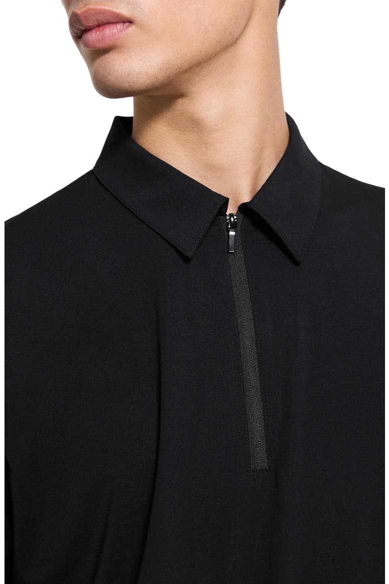 Ryder Quarter Zip Polo, Alternate, color, BLACK - 001