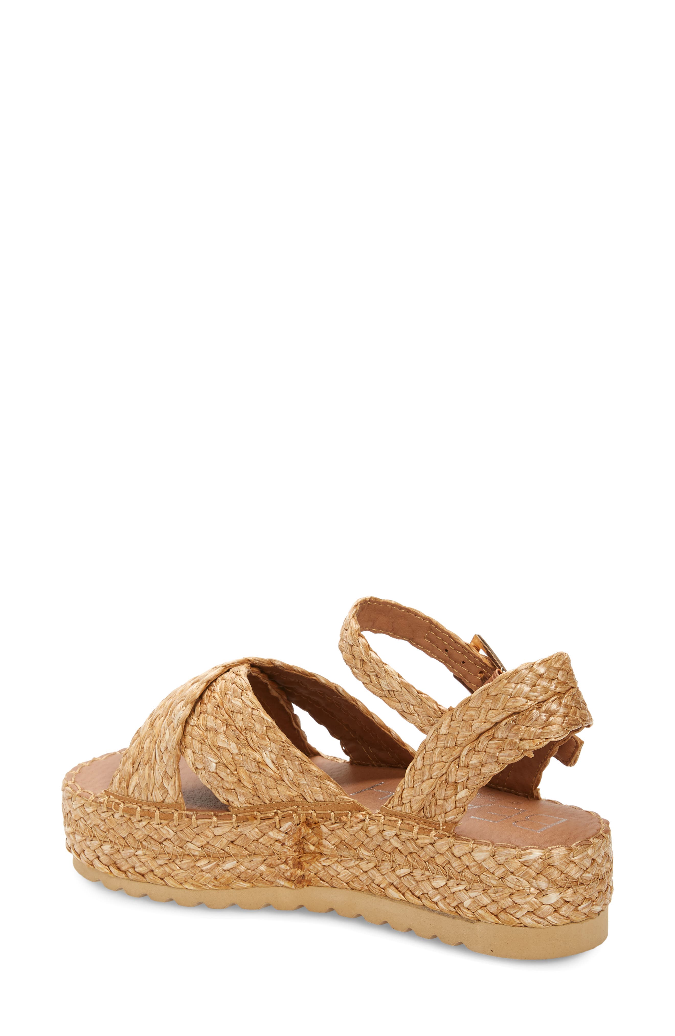 Coconuts by Matisse Sunshine Espadrille Platform Sandal, Alternate, color, COGNAC FABRIC