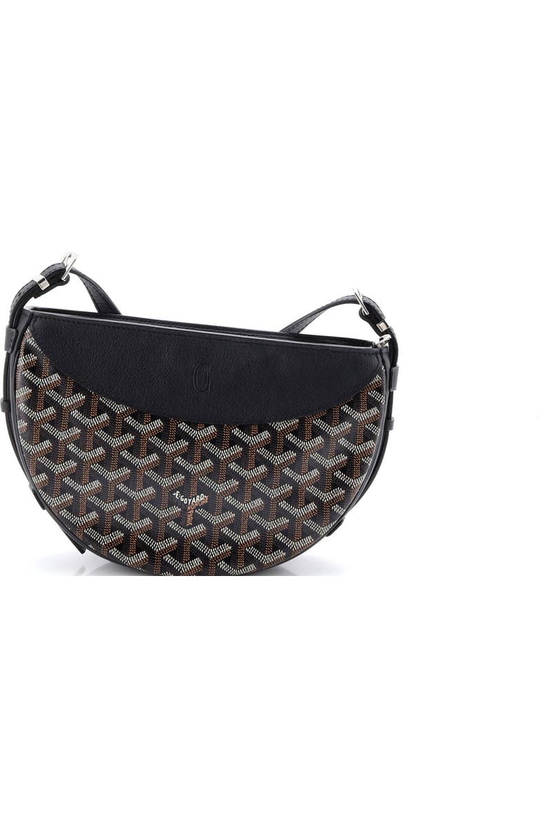 Pre-Owned Goyard Hirondelle Shoulder Bag Coated Canvas and Leather, Alternate, color, Black