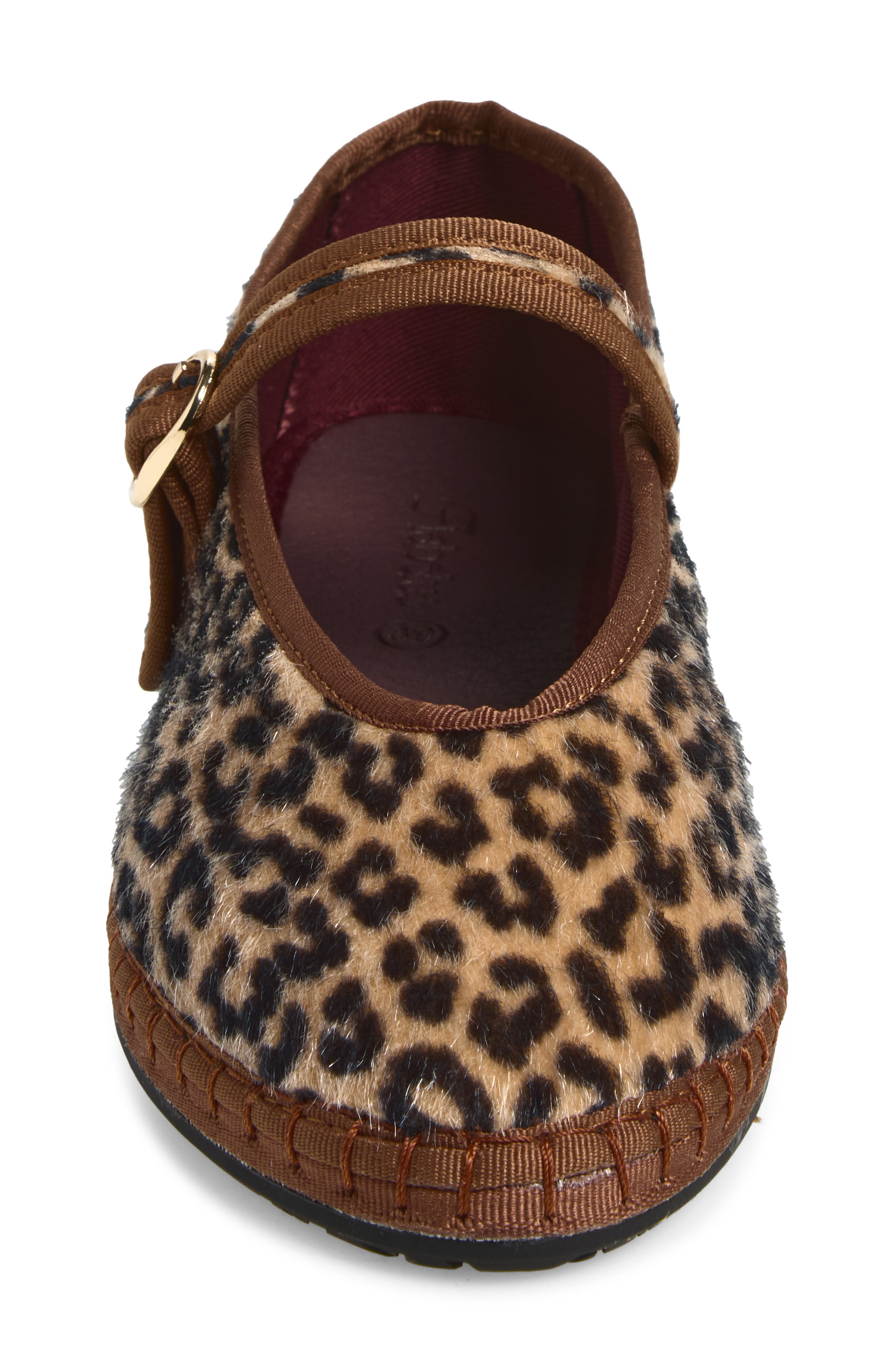 x Nordstrom Animal Print Ballet Flat, Alternate, color, SAND