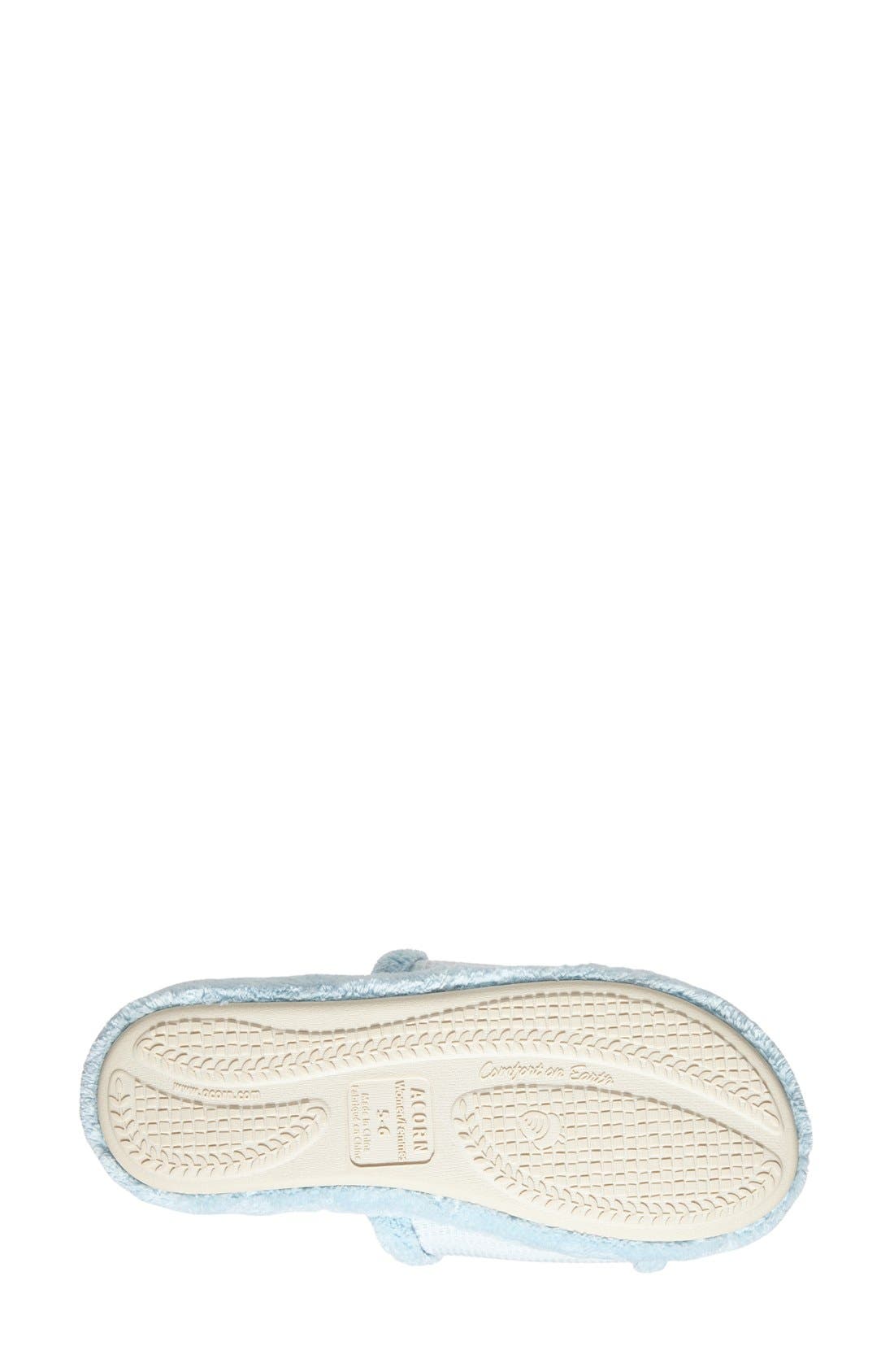 Waffle Spa Slide Slipper (Nordstrom Exclusive), Alternate, color, POWDER BLUE