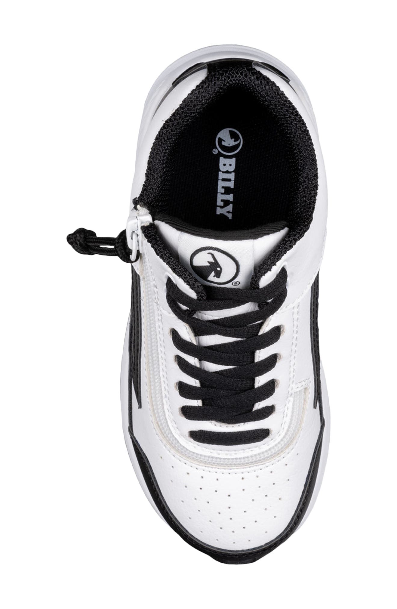 BILLY Footwear Kids' Goat Hoop Sneaker, Alternate, color, White/ Black