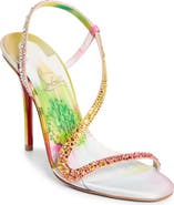 Christian Louboutin Rosa Z Crystal Embellished Slingback Sandal