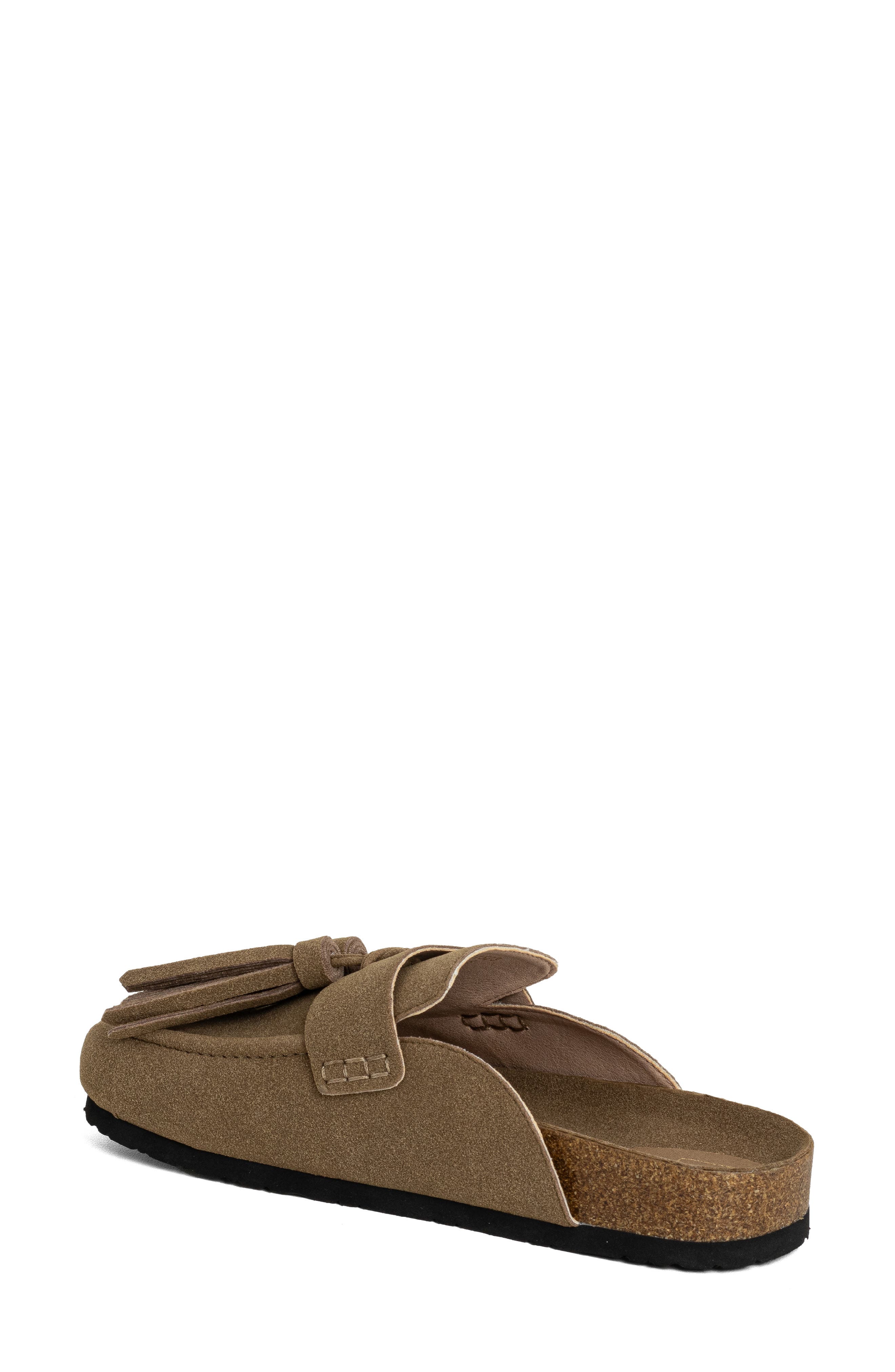 SHUSHOP Ariana Mule, Alternate, color, Taupe Suede