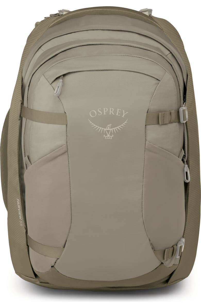 Osprey FAIRVIEW 55 CASCADE BLUE-TORRE, Main, color, Sawdust/ Olive Tan