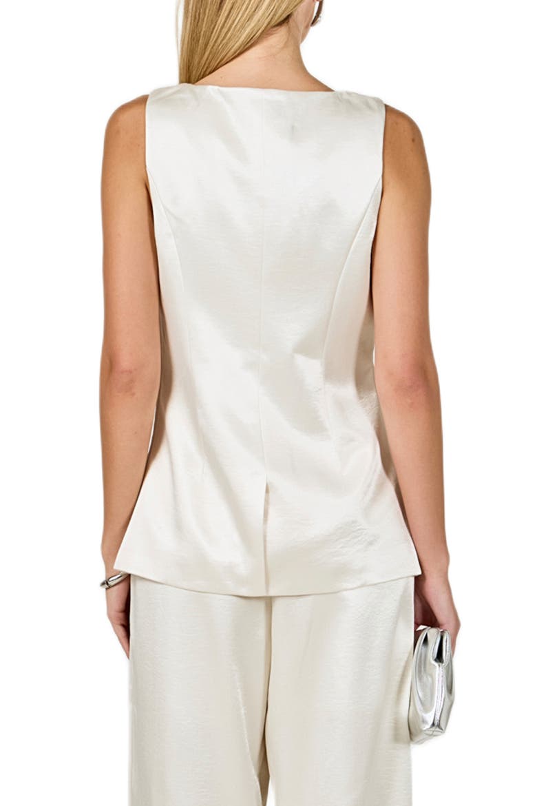 Satin Vest, Alternate, color, IVORY