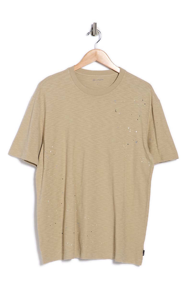 AG Wesley Crewneck T-Shirt, Alternate, color, Stone Dot Natural Multi