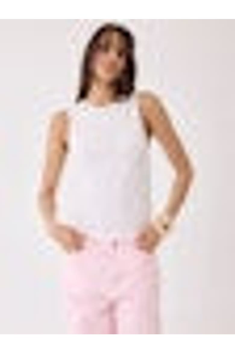 Soft Touch Merrow Edge Crewneck Tank, Main, color, BLANC