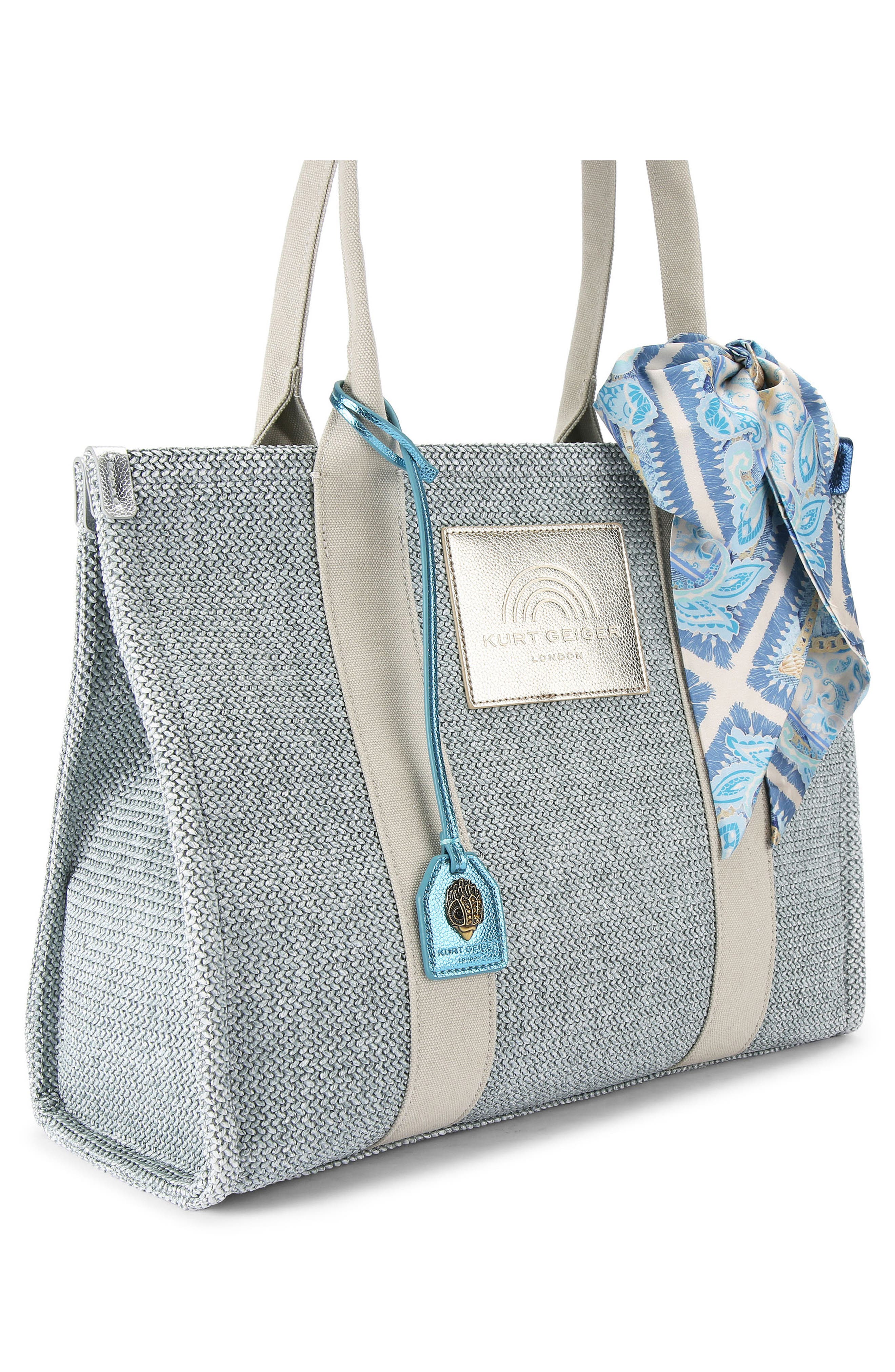 Kurt Geiger London Large Southbank Woven Tote, Alternate, color, 