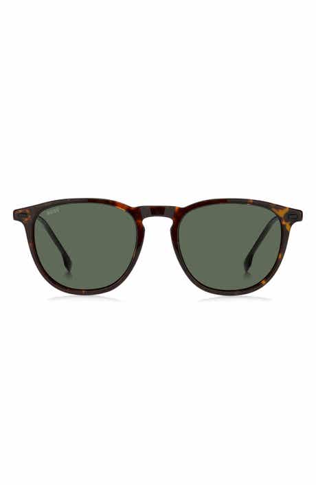 BOSS 52mm Round Sunglasses