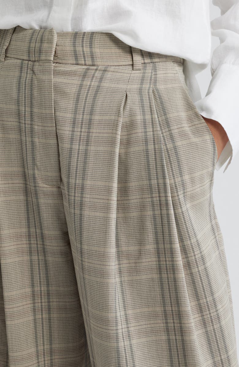 MANGO Pantalon Martin High Waist Wide Leg Pants, Alternate, color, Light/ Pastel Grey