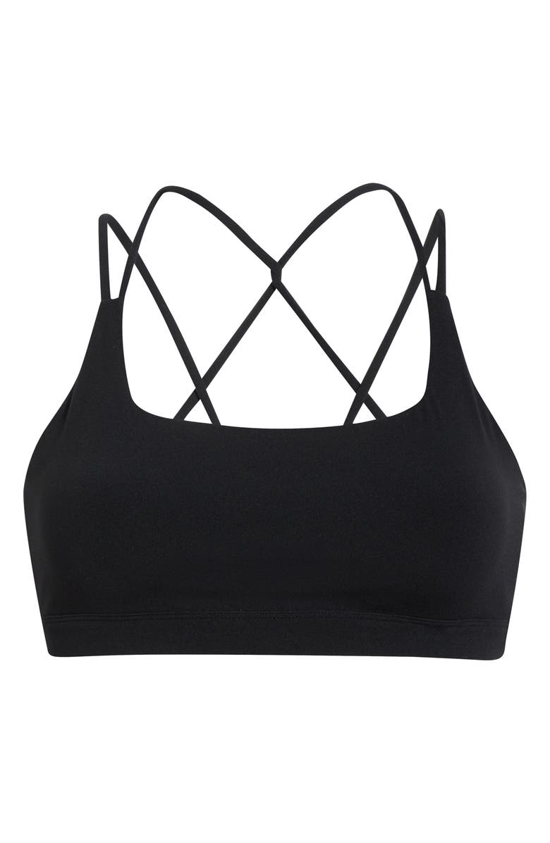 MPG Cloud Strappy Sports Bra, Main, color, Black