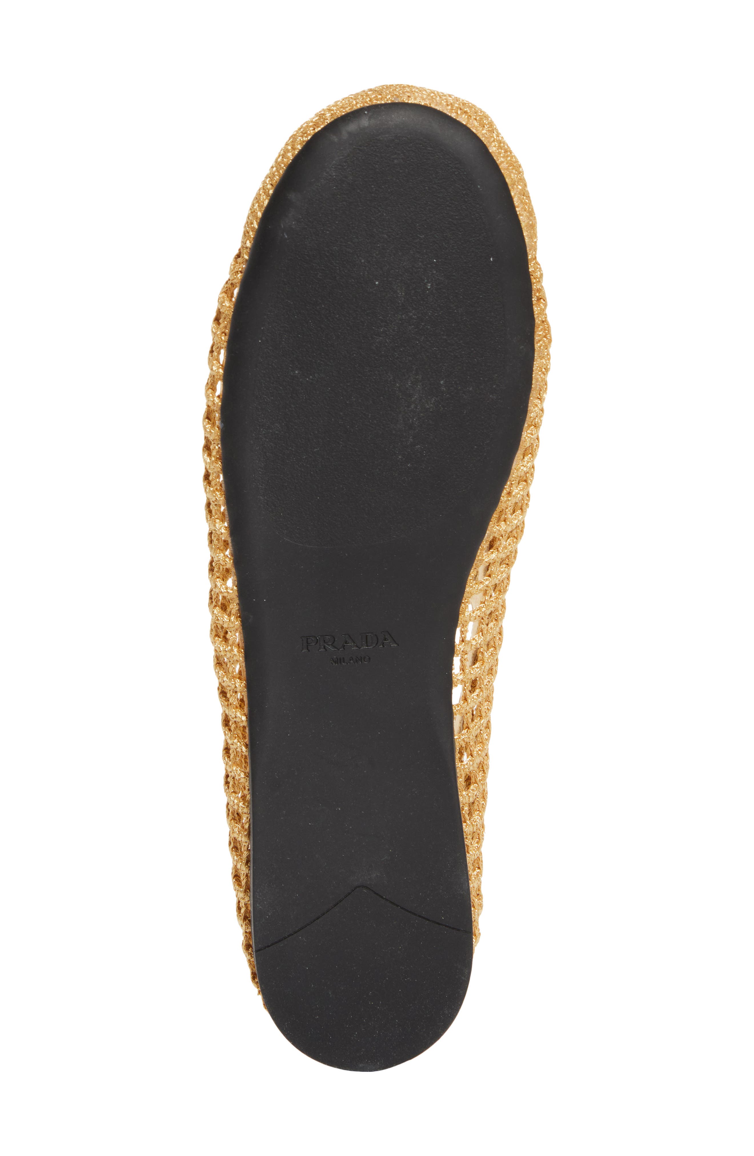 Prada Crochet Mary Jane Flat, Alternate, color, 