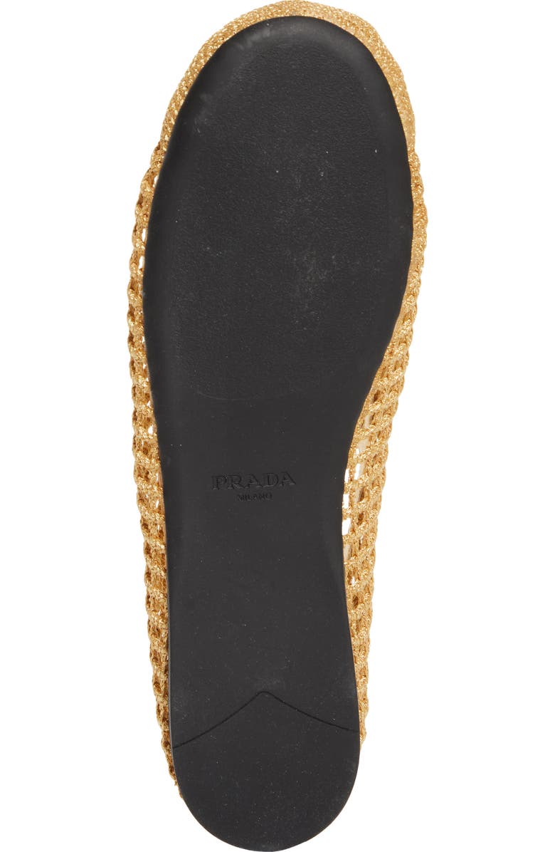 Prada Crochet Mary Jane Flat, Alternate, color,