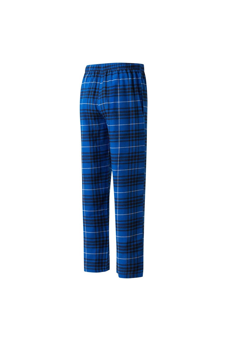 Men's Concepts Sport Blue/Black Tampa Bay Lightning Concord Flannel Sleep Pants, Alternate, color, Blue