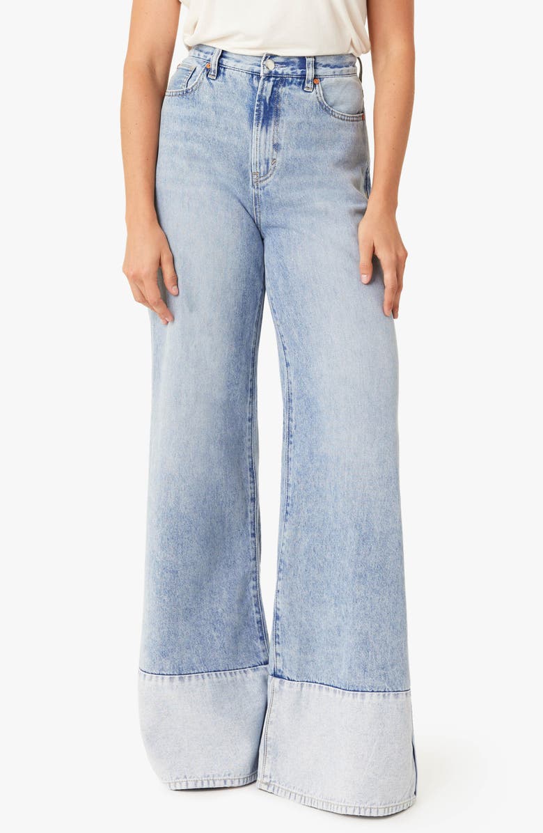 Habitual Emerson Cuff Flare Jeans, Main, color, Aire