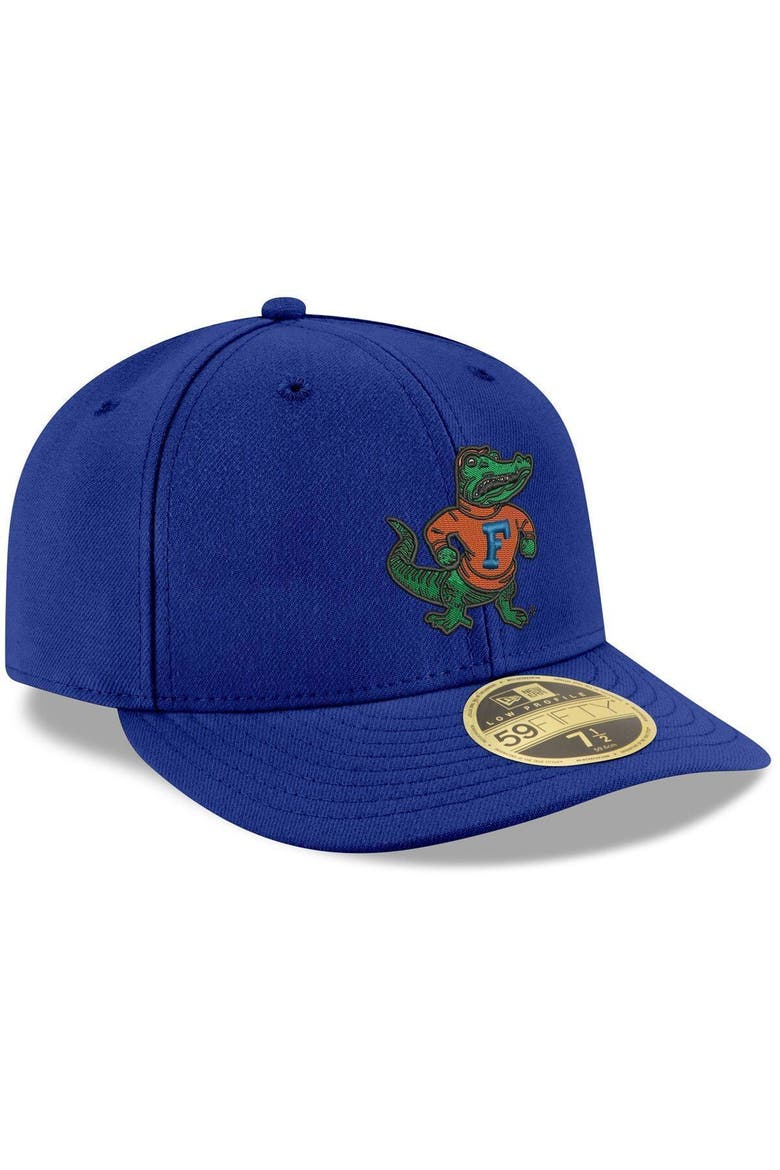 Men's New Era Royal Florida Gators Basic Low Profile 59FIFTY Fitted Hat, Alternate, color, ROYAL