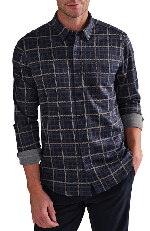 Hardy Check Flannel Button-Up Shirt