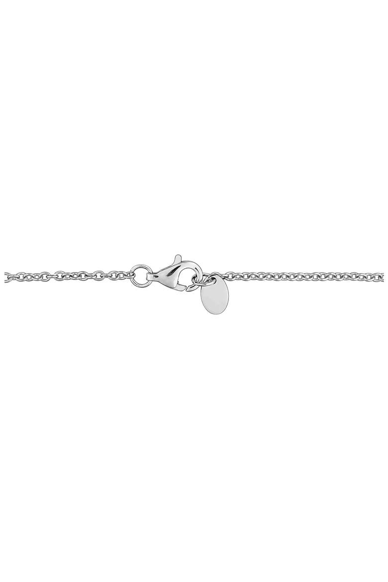 Sterling Silver Created White Sapphire Bracelet, Alternate, color, SILVER