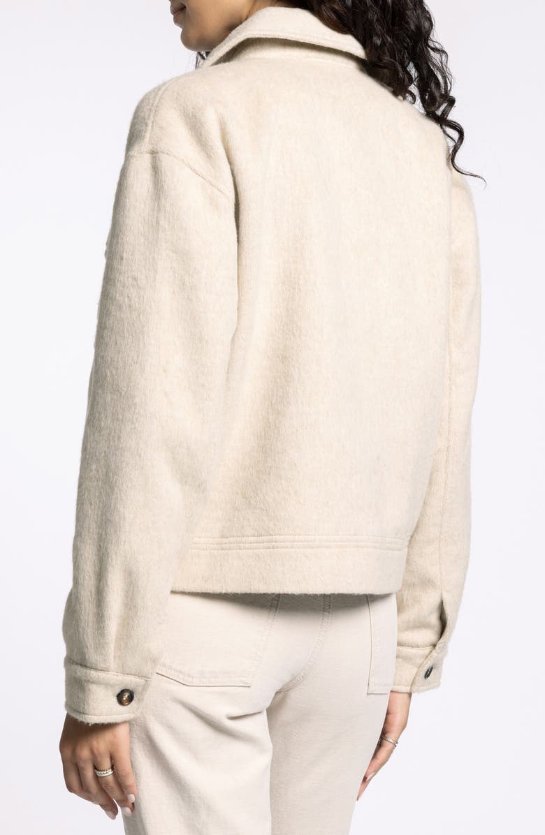 Thread & Supply Isra Shirt Jacket, Alternate, color, Heather Taupe