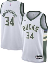Nike Youth Nike Giannis Antetokounmpo White Milwaukee Bucks Swingman Jersey - Association Edition