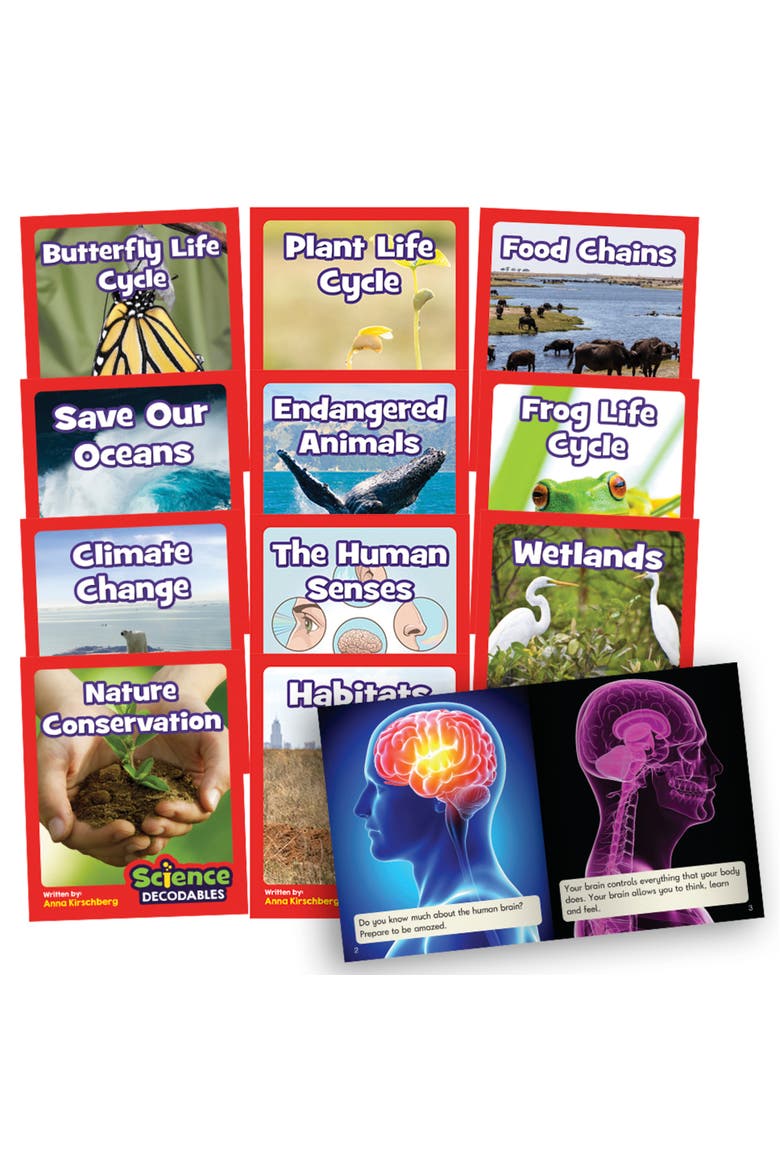 Phase 6 Nonfiction Educational Learning Set, Main, color, Multicolored