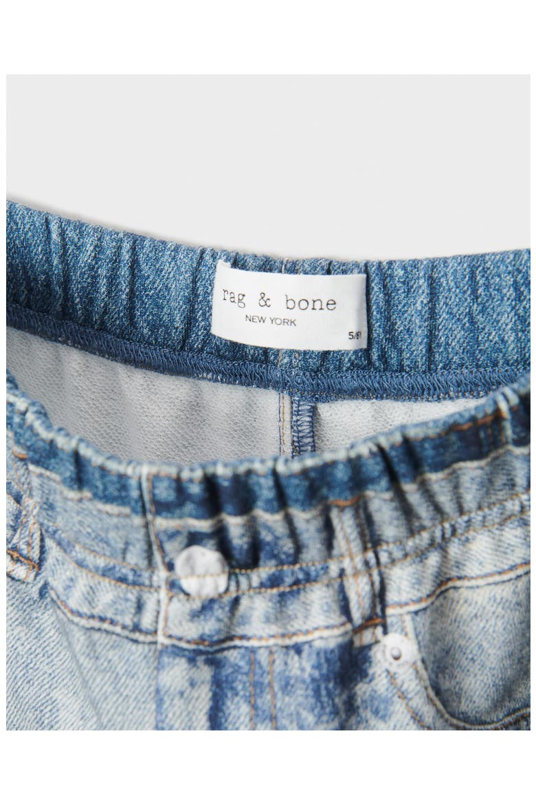 Kids' Mini rb Miramar Two-Tone Faux Denim Joggers, Alternate, color, SPLIN
