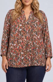 NYDJ Pintuck Top