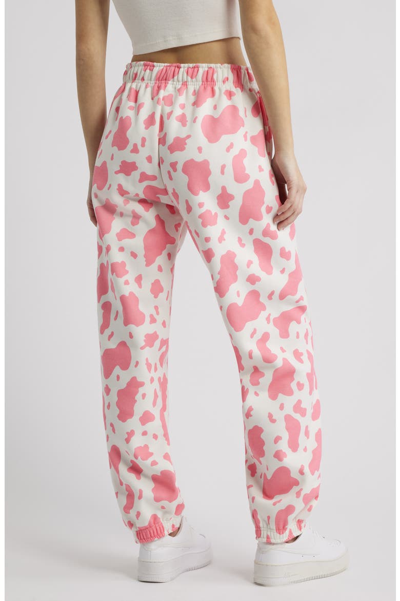 Sweet Cow Joggers, Alternate, color, CREAM/PINK