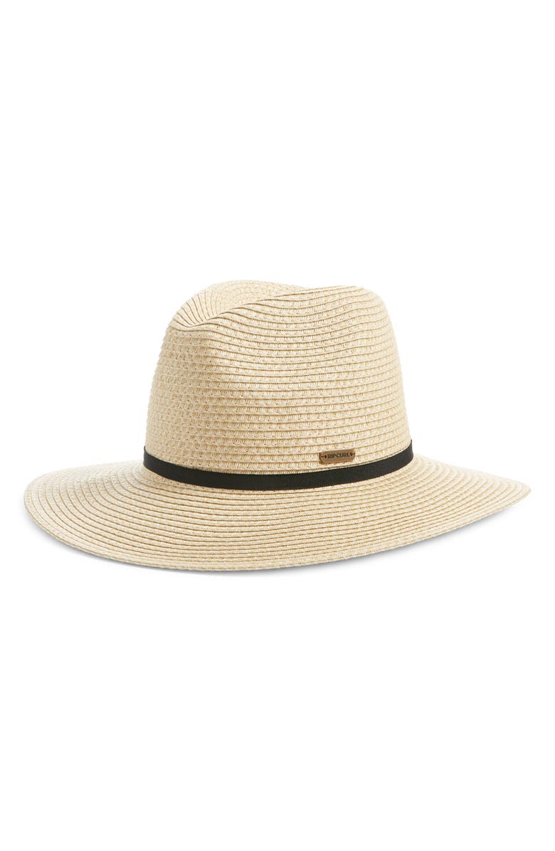 Rip Curl Classic Surf Straw Panama Hat, Main, color, Natural