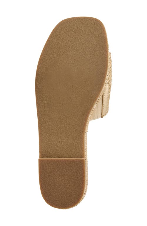 Jack Rogers Rozette Platform Slide Sandal In Gold