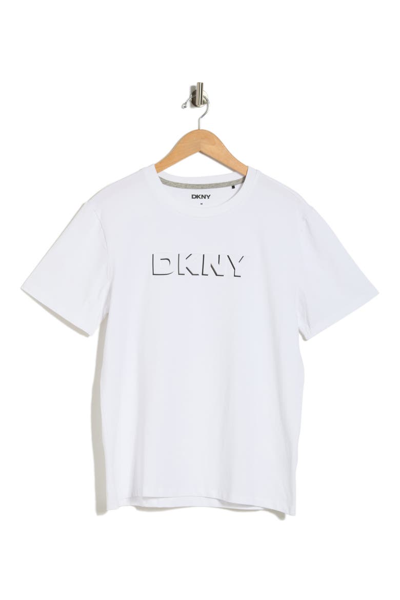 Shadow Embossed Graphic T-Shirt, Alternate, color, WHITE