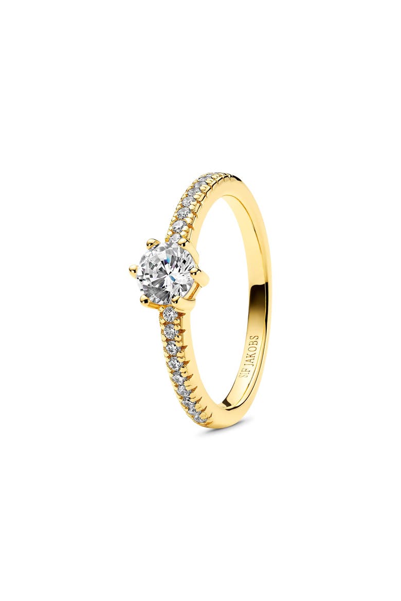 Ring Ellera Uno Grande, Main, color, 18k Gold Plate