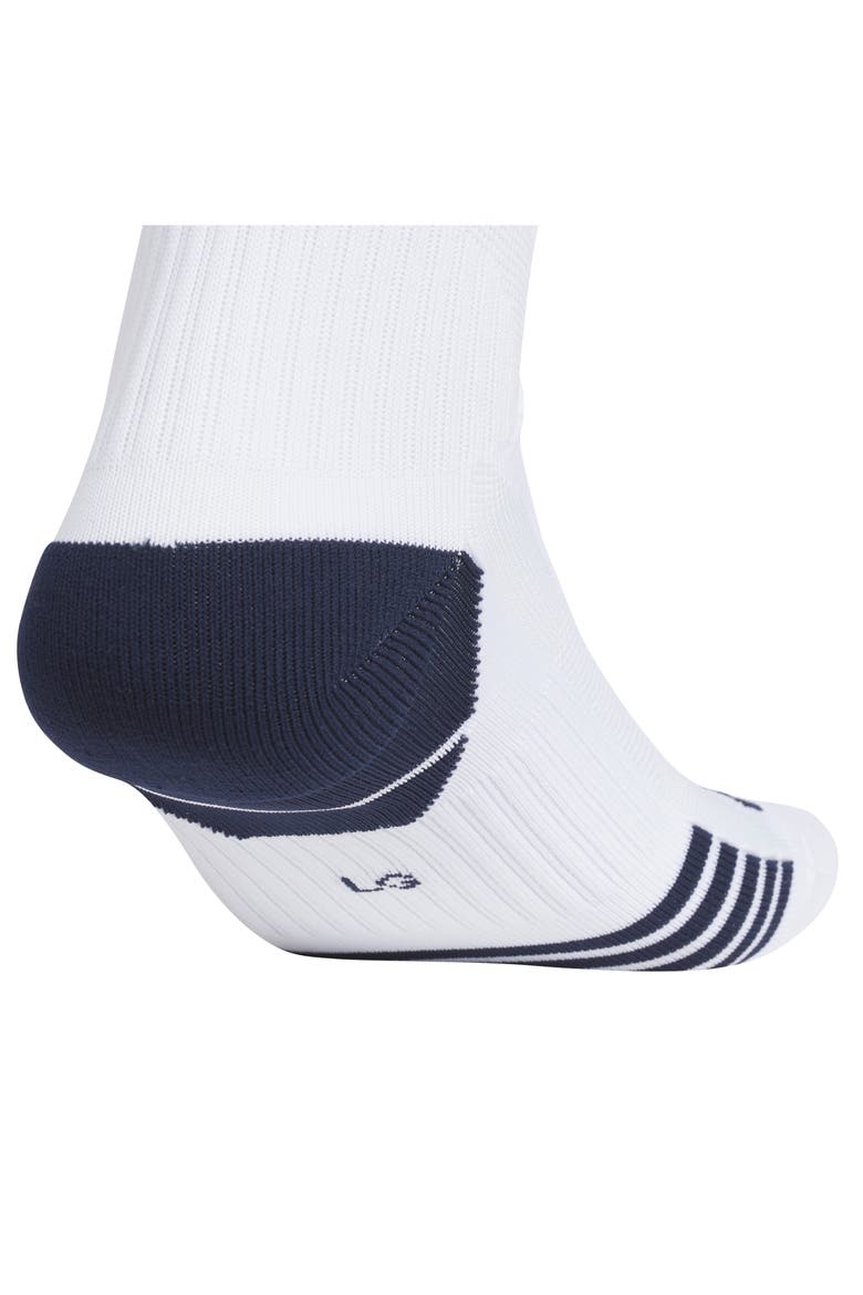 Gender Inclusive Originals Tech 2.0 3-Pack Quarter Socks, Alternate, color, WHITE/ NIGHT INDIGO/ RED