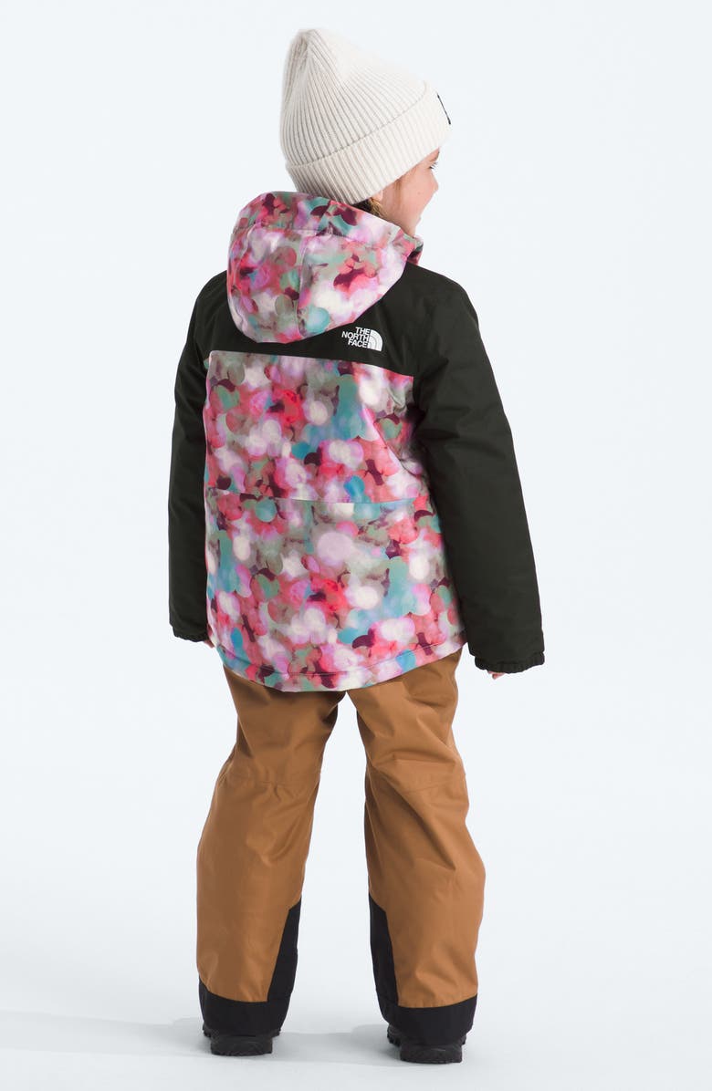 The North Face Kids' Freedom Insulated Waterproof Hooded Jacket, Alternate, color, Lite Lilac Lens Flare Print