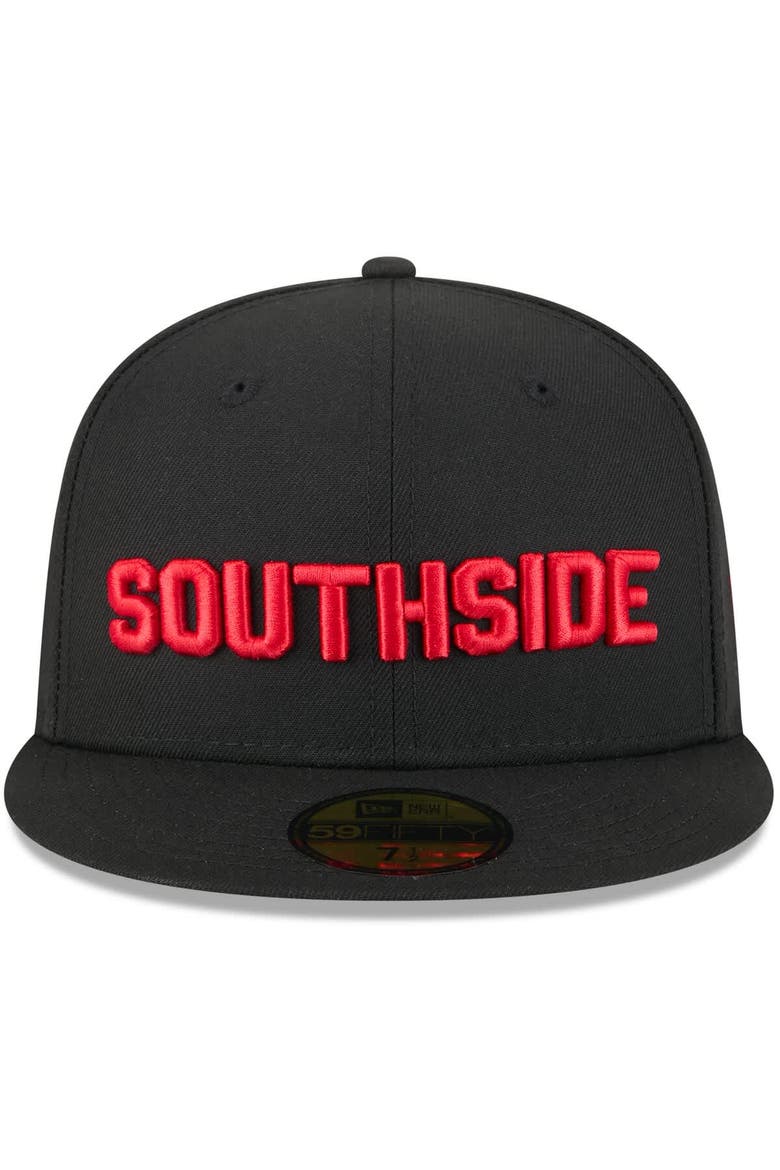 Men's New Era  Black Chicago White Sox 2025 City Connect Fan Pack 59FIFTY Fitted Hat, Alternate, color, Black