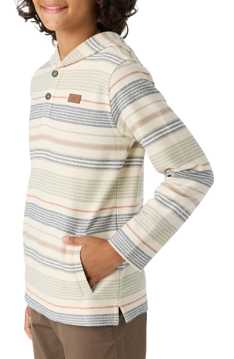 O'Neill Kids' Bavaro Stripe Pullover Hoodie, Alternate, color, 